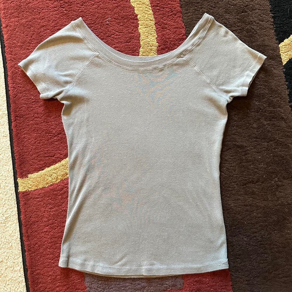 Brandy melville ginny top scoop gray